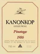 Kanonkop_pinotage 1986